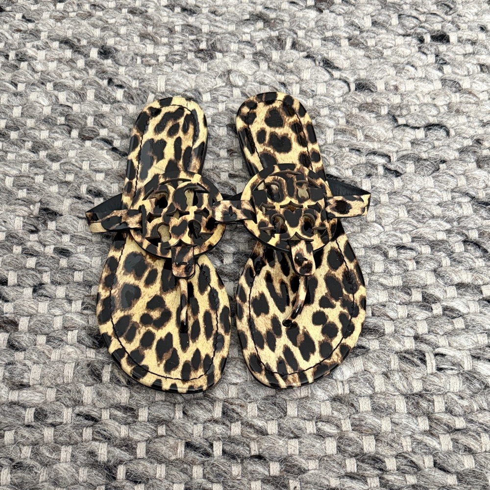 Tory Burch Leopard Print Sandals